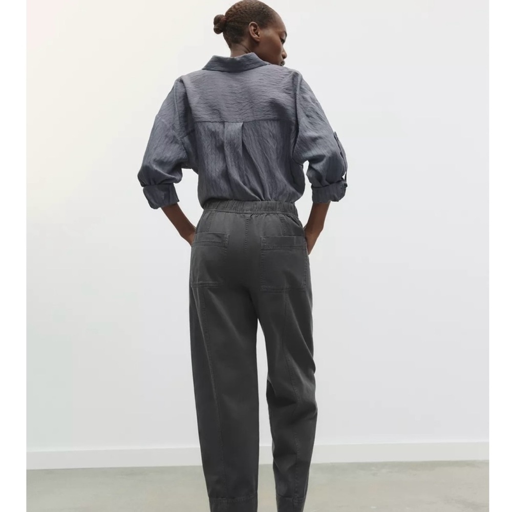 Zara Gray Chinos Tailored High-Waisted pants. Used - Picture 3 of 12